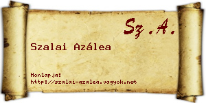 Szalai Azálea névjegykártya